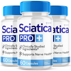 Sciatica Pro + Advanced Support Formula Maximum Strength Vitamin (3 Pack - 180 Capsules)