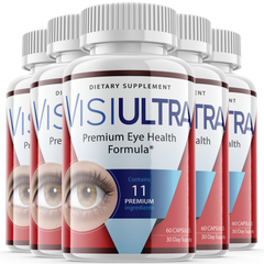 Visiultra Premium Vision Supplement Pills (5 Pack - 300 Capsules)