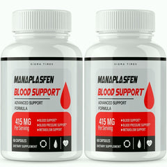 (2 Pack) Manaplasfen Supplement 120 Capsules