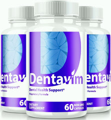 (3 Pack) Dentavim Pills Supplement Advanced Dental Support 180 Capsules - ARMOLEY