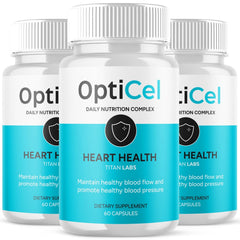 (3 Pack) OptiCel Advanced Blood Support Formula Supplement Opti Cel 180 Capsules