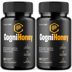 (2 Pack) CogniHoney Pills - Brain Health & Cognitive Support Supplement 120 Capsules