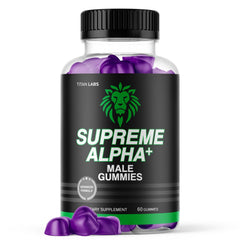 (1 Pack) Supreme Alpha Gummys Male Support Supplement SupremeAlpha 60 Gummies