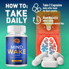 Image of (1 Pack) Mind Wake Pills - Brain Health & Cognitive Support Supplement 60 Capsules