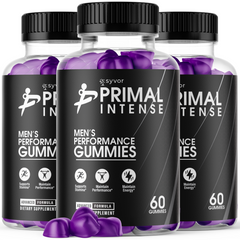 Primal Intense Supplement (3 Pack-180 Gummies)