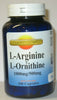 Image of Vitamins Because L-Arginine and L-Ornithine 1000mg/500mg - 200 Capsules