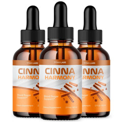 (3 Pack) Cinna Harmony Blood Support Drops CinnaHarmony Supplement 180 Servings