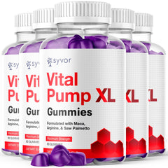 Vital Pump XL Gummies for Men Supplement (5 Pack - 300 Gummies)