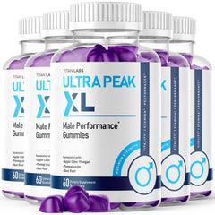 (5 Pack) Ultra Peak XL Gum Advanced Male Support Vitamin UltraPeakXL 300 Gummies
