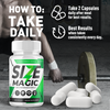 Image of (2 Pack) Size Magic for Men Advanced Max Formula Vitamin Supplement 120 Capsules