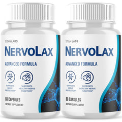 (2 Pack) Nervolax Nootropic Natural Super Nerve Supplement Nervo Lax 120 Capsule