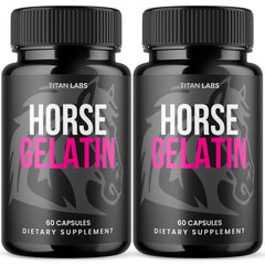(2 Pack) Horse Gelatin Advanced Male Support Supplement HorseGelatin 120 Capsule