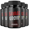 Image of (5 Pack) Savage Grow Advanced Male Support Pills SavageGrow Vitamin 300 Capsules