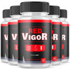 Image of (5 Pack) Red Vigor Pills Advanced Male Support Supplement RedVigor 300 Capsules