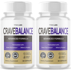 (2 Pack) Crave Balance Advanced Energy & Fitness Formula CraveBalance 120 Capsules