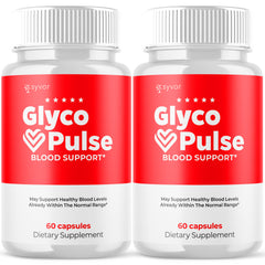 (2 Pack) Glyco Pulse Advanced Blood Support Formula Vitamin GlycoPulse 120 Capsules