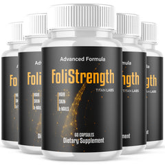 (5 Pack) FoliStrength Pills Advanced Healthy Hair Support Foli Strength 300 Capsules
