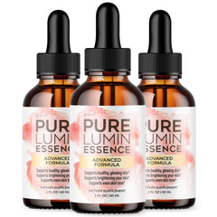 (3 Pack) Pure Lumin Essence Skin Drops Support For All Skin Types 180 servings