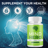 Image of (3 Pack) Mind Hero Nootropic All Natural Formula Brain Supplement 180 Capsules