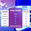Image of Vira Maxx Supplement (3 Pack-180 Capsules)