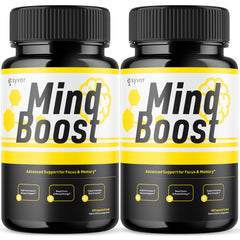 (2 Pack) Mind Boost Nootropic All Natural Brain Supplement MindBoost 120 Capsule