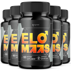 (5 Pack) Elo Maas Advanced Male Pills EloMaas Formula Supplement 300 Capsules