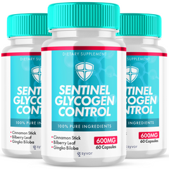 Sentinel Glycogen Pills Advanced Glycogen Max Support Supplement (3 Pack-180 Capsules)