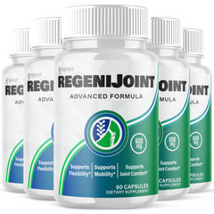 Regeni Joint Supplement Pills (5 Pack - 300 Capsules)