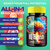 Image of IQ Blast Pro Brain Supplement - Enhance Cognitive Function and Clarity (3 Pack- 180 Capsules)