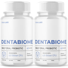 (2 Pack) Dentabiome Oral Probiotic Pills for Healthy Teeth & Gums 120 Capsules