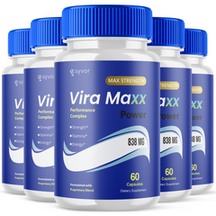 Vira Maxx Supplement Pills (5 Pack-300 Capsules)