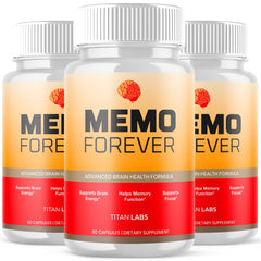 (3 Pack) Memo Forever Nootropic Natural Brain Supplement MemoForever 180 Capsule