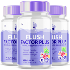 Flush Factor Plus Supplement Pills (3 Pack 180 Capsules)
