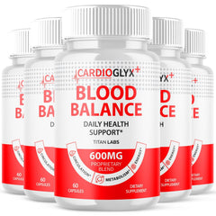 (5 Pack) Cardioglyx Advanced Blood Support Supplement Cardio Glyx 300 Capsules