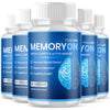 Image of (5 Pack) MemoryOn Pill Nootropic Natural Brain Supplement Memory On 300 Capsules