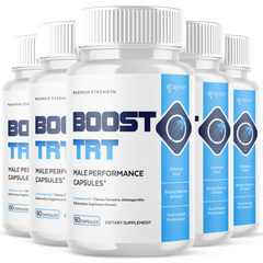 Boost TRT for Men Advanced Max Formula Vitamin Supplement 300 Capsules (5 Pack)