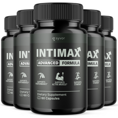 (5 Pack) Intimax for Men Advanced Max Formula Vitamin Supplement 300 Capsules