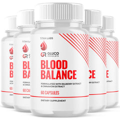 (5 Pack) Gluco Regulate Advanced Blood Support Formula GlucoRegulate 300 Capsule