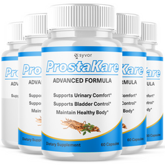(5 Pack) Prostakare Advanced Prostate & Bladder Support Prosta Care 300 Capsules