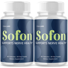 (2 Pack) Sofon Nootropic All Natural Super Nerve Support Supplement 120 Capsules