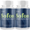 Image of (2 Pack) Sofon Nootropic All Natural Super Nerve Support Supplement 120 Capsules