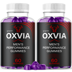 (2 Pack) Oxvia Male Gummies Advanced Formula Vitamin Supplement 120 Gummies