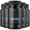 Image of Memo Blast Nootropic All Natural Formula Brain Supplement Pills (5 Pack - 300 Capsules)