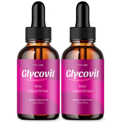 (2 Pack) Glycovit Drops Advanced Blood Support Supplement Glyco Vit 60 Servings