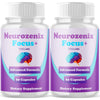 Image of (2 Pack) Neurozenix Focus Plus Nootropic Natural Brain Supplement 120 Capsules