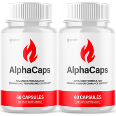 (2 Pack) Alpha Caps Advanced Male Pill Formula AlphaCaps Supplement 120 Capsules