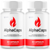 Image of (2 Pack) Alpha Caps Advanced Male Pill Formula AlphaCaps Supplement 120 Capsules