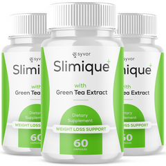 (3 Pack) Slimique Advanced Formula Natural Energy & Fitness Vitamin 180 Capsules