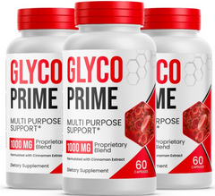 Glyco Prime Blood Sugar Support Supplement Genuine GlycoPrime blood 3Pack 180Cap