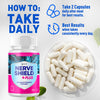 Image of (2 Pack) Nerve Shield Nootropic All Natural NerveShield Supplement 120 Capsules